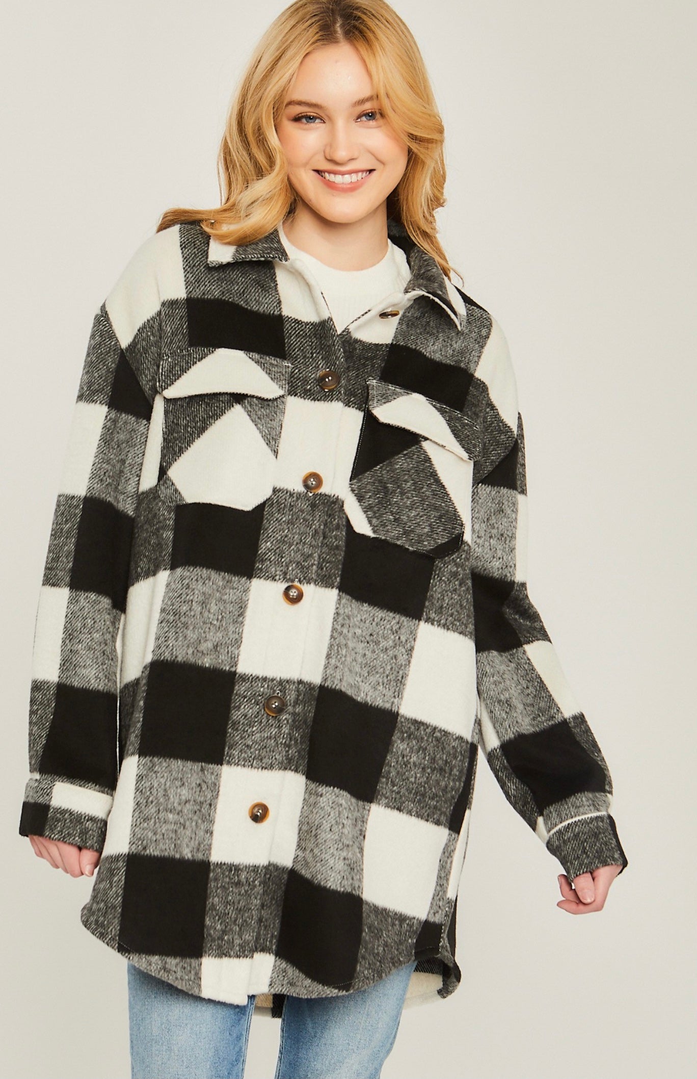 Plaid Pocket Shacket